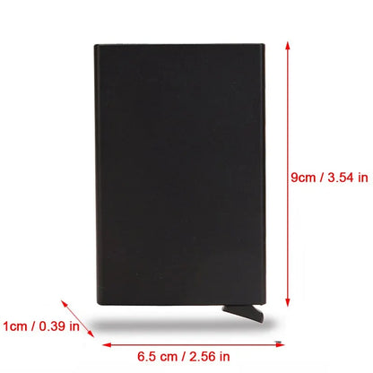Multi Bank Credit Card Holder Men's Wallet RFID Business Anti-theft Slim Thin Wallet Men Money Card Bag Male Purses Walet Fo Men