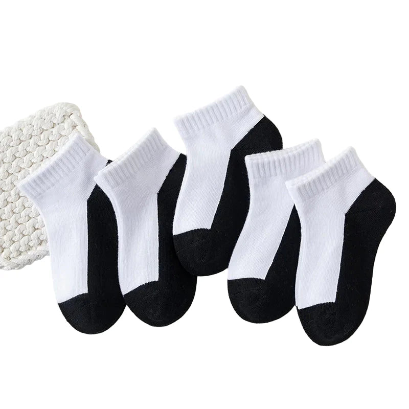 5 Pairs of Cotton Socks – For Boys & Girls (1–12 Years) Habicare