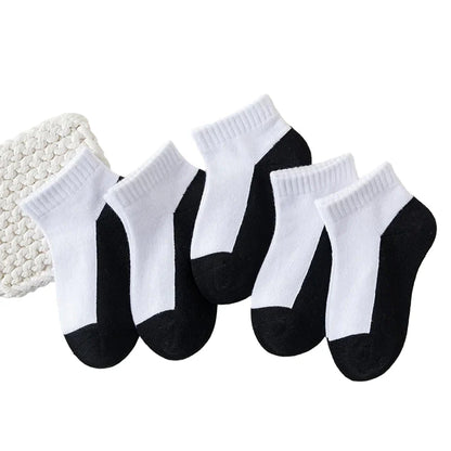 5 Pairs of Cotton Socks – For Boys & Girls (1–12 Years) Habicare