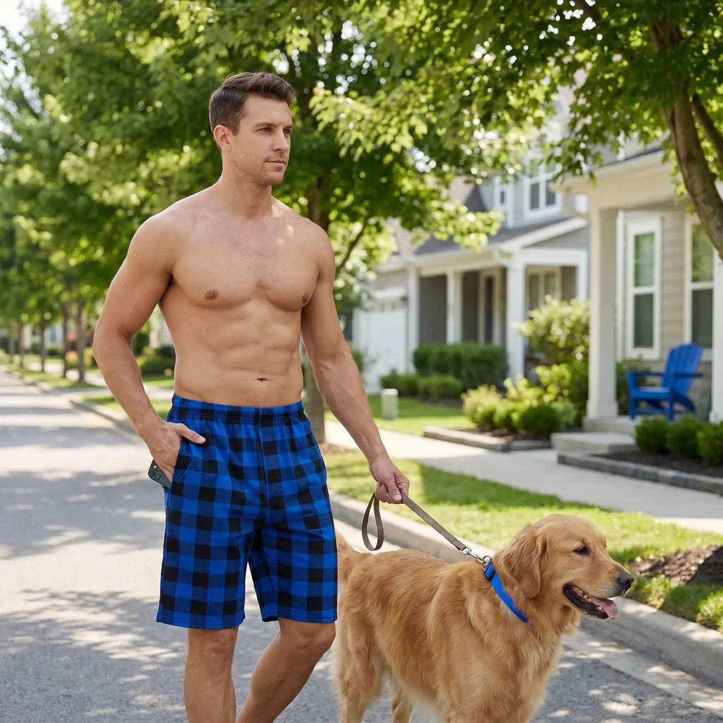 Stylish and Comfortable Men's Summer Pajama Shorts for Blissful Nights