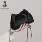 FOXER Brand 2026 New Chic Small Crossbody Bag for Women Genuine Leather Fashion Mini Female Shoulder Bag Lady Chain Phone Purse