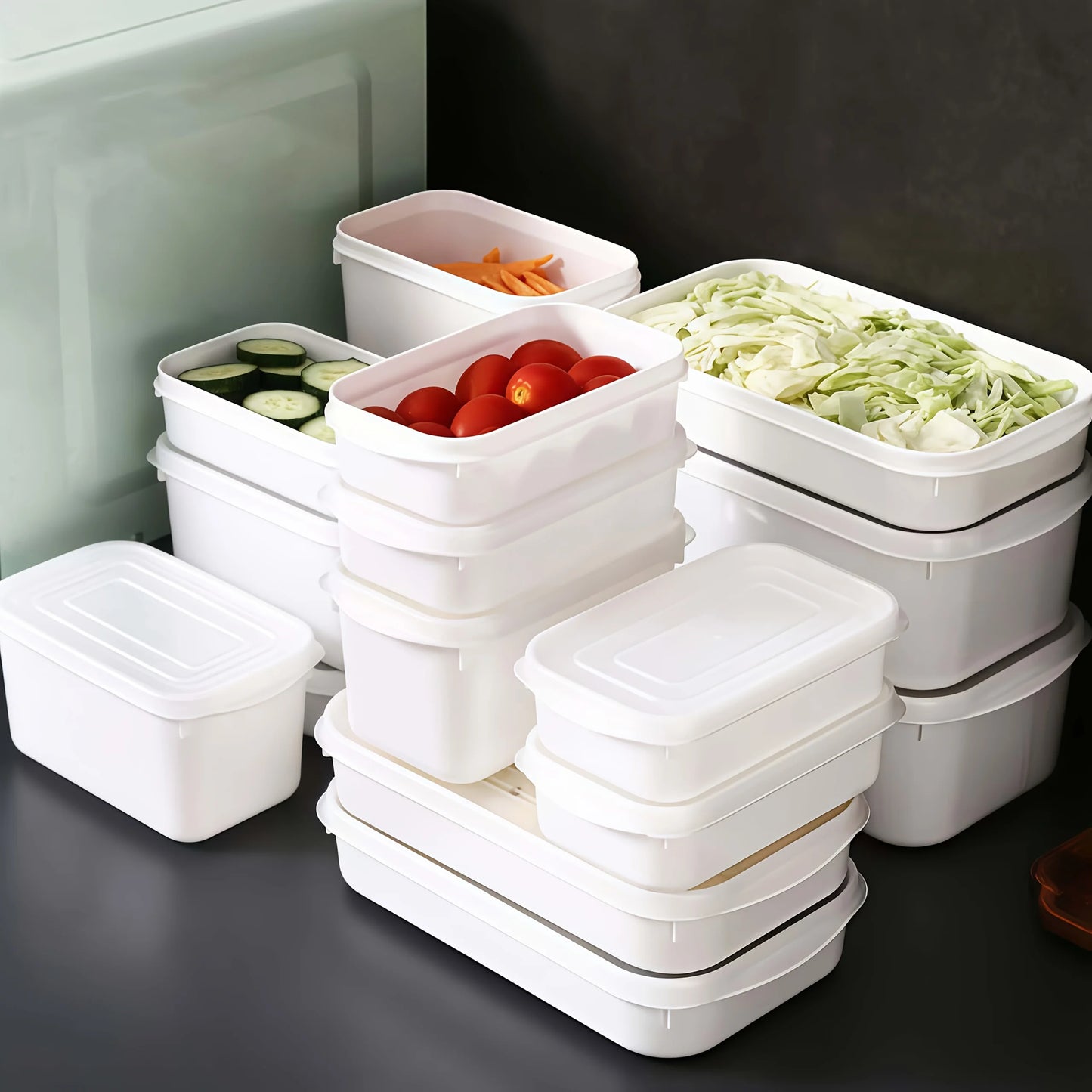 20Pcs 350ml Airtight Food Storage Containers with Lids - ShopHub
