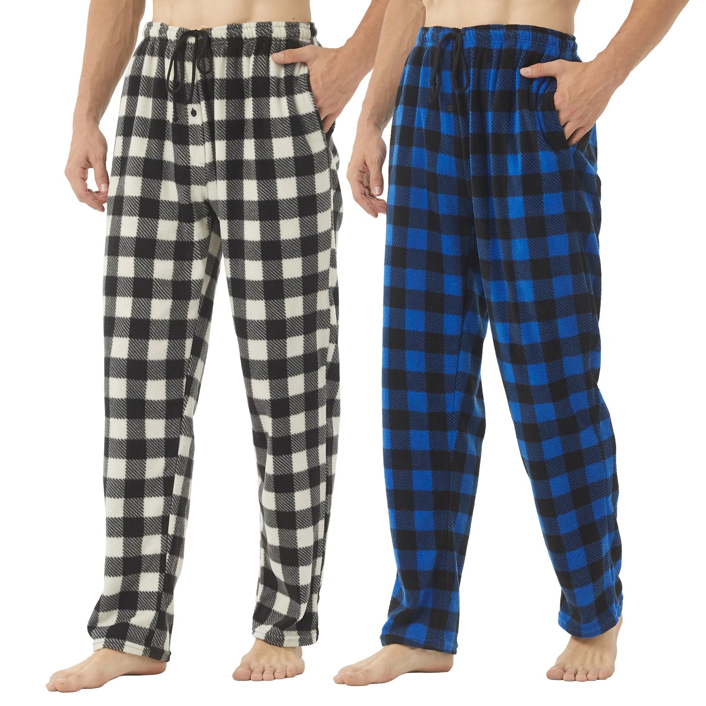 Comfortable Men's Fleece Pajama Pants - Soft, Warm, and Stylish Lounge Wear