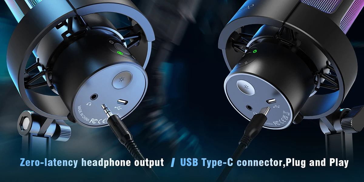 FIFINE Ampligame A8 PLUS USB Microphone - Elevate Your Streaming and Gaming Experience