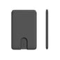 Minimalist Card Holder Sticky Phone Wallet Slim Bank Credit Cardholder Phone Card Case Silicone Compatible for Iphone Android