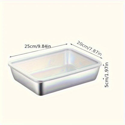 8-Piece Stainless Steel Food Containers - ShopHub