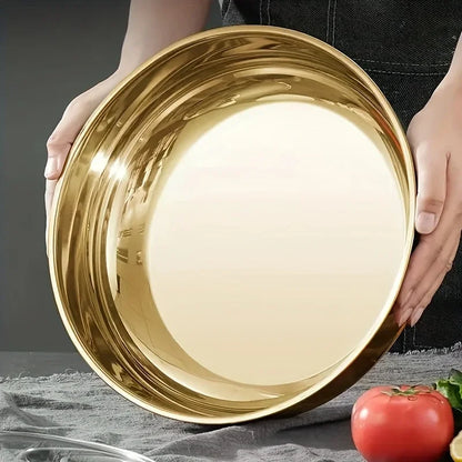 Stainless Steel Mixing Bowl for Large Capacity and Versatile Kitchen Use - ShopHub