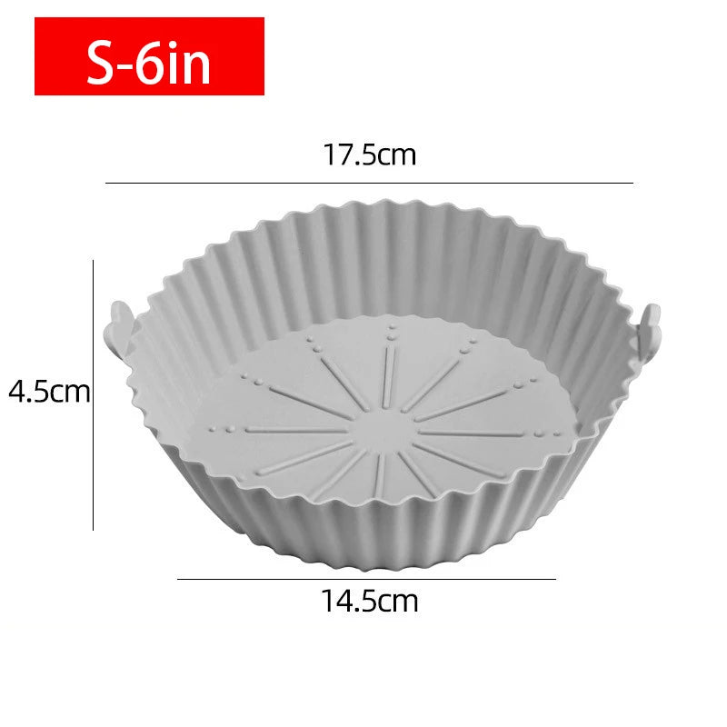 Silicone Round Air Fryer Liner Set