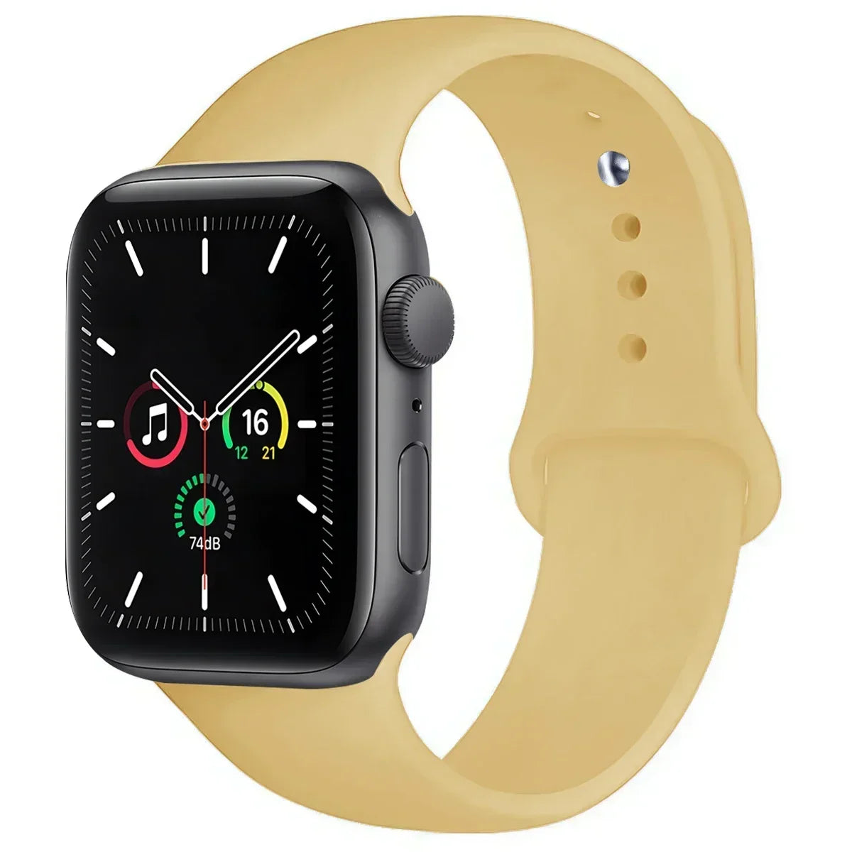Silicone Replacement Strap for Apple Watch Series (38mm - 42mm) (available in 45 colours) Habicare