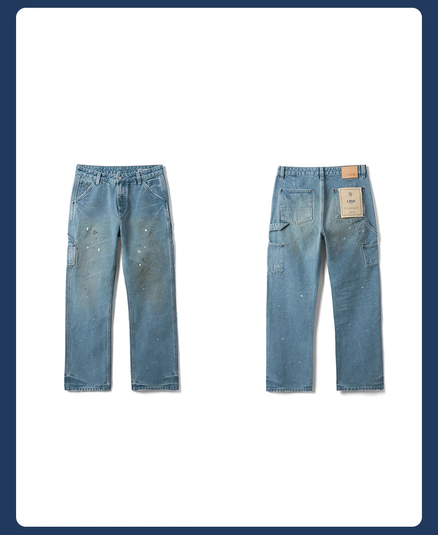 SIMWOOD High Standard Loose Relax 12oz Denim Jeans