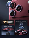 UGREEN Camera Lens Protector for iPhone 18, 17, 16, 15, Pro Max