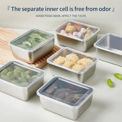 Stainless Steel Food Storage Container with Lid - ShopHub