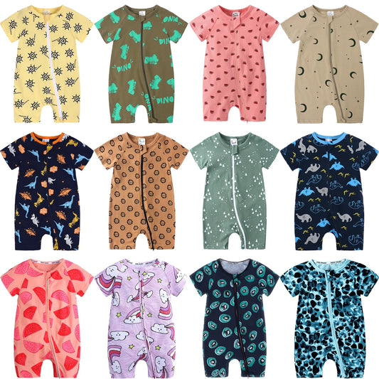 Kids Tales Sunshine Stories Cotton-Blend Printed Romper