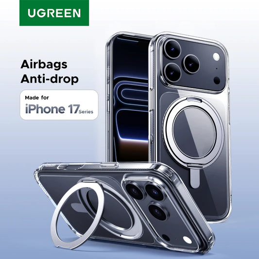 UGREEN 360° Magnetic Stand Case for iPhone 17 Pro Max