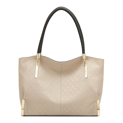 FOXER Genuine Leather Lady's Handbag Elegant Luxury Design Women Shoulder Bag Large Capacity Tote Bag Best Gift for Mom,Wife