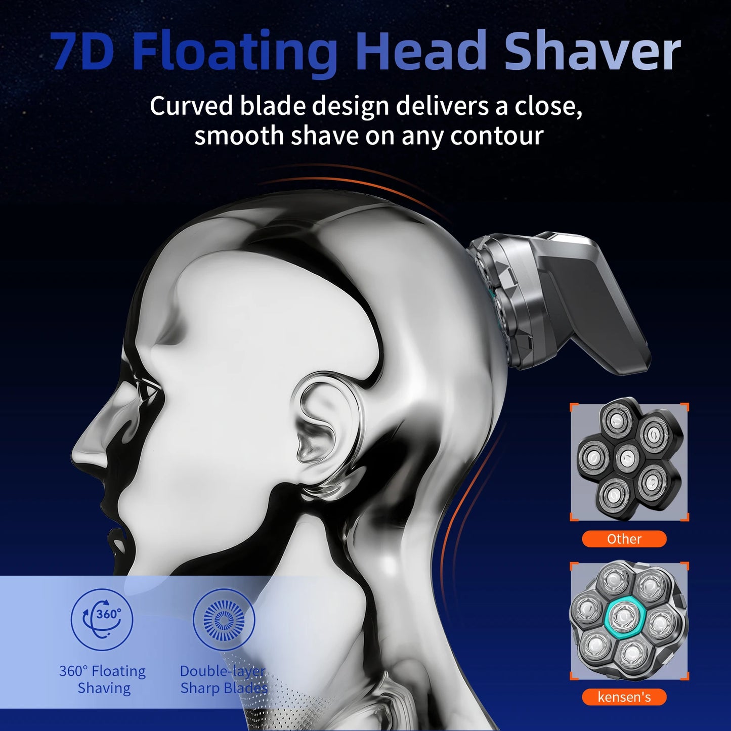 Kensen S32 Electric Head Shaver