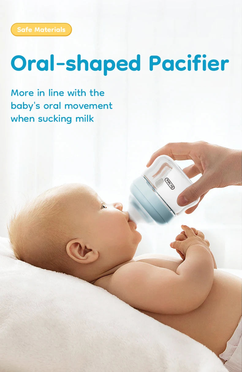 MAMIJOY Baby Glass Bottle High 80/160/240ml Borosilicate Wide-mouthed
