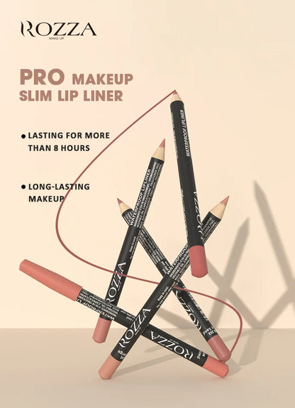 6 PCS/SET Ultra-Fine Wood Lip Liner Set