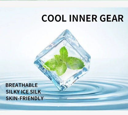 MiiOW Silky Ice Silk Men's Underwear - 3Pcs Antibacterial Seamless Breathable Boxers - ShopHub