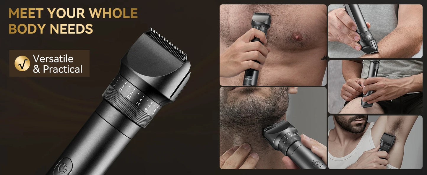 Kensen S29 Hair Trimmer for Men 2 in 1 Adjustable Hair Clipper Kit