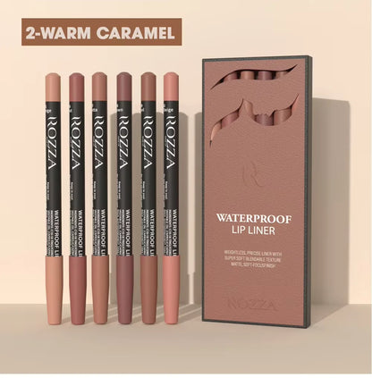 Rozza Waterproof Lip Liner Pencil Set