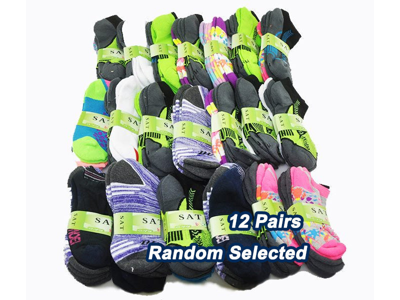 (12 Pairs)Kids' Cushion Socks Ankle Socks dealonline.co.nz