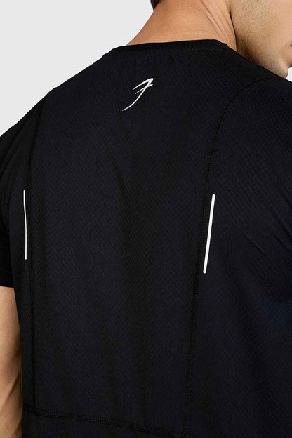 Slate Running T-shirt Black