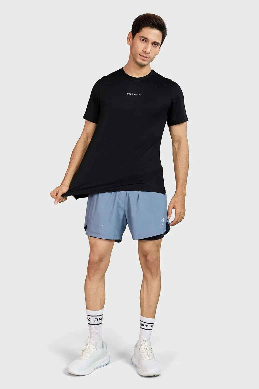 Slate Running T-shirt Black