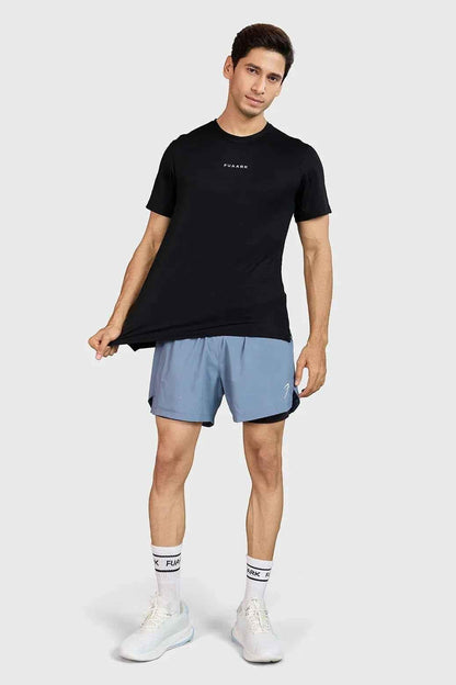 Slate Running T-shirt Black