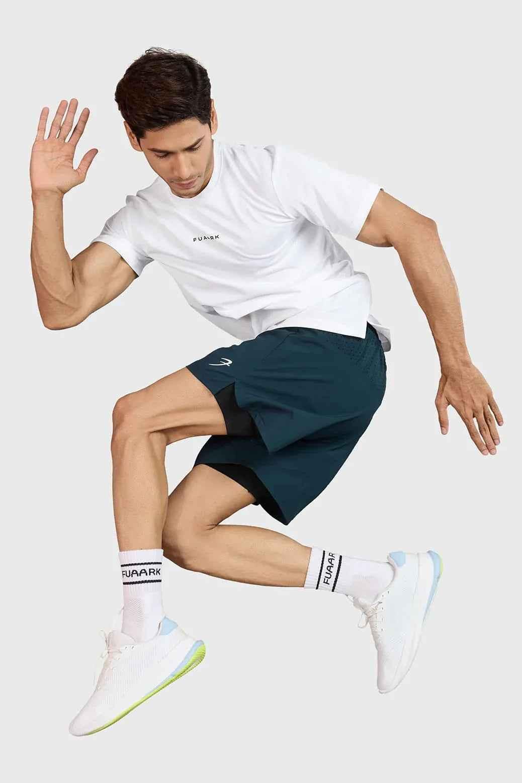 Slate Running T-shirt White
