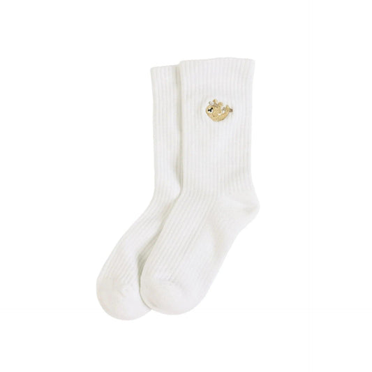 Save the Sloths Ribbed Bamboo Socks.