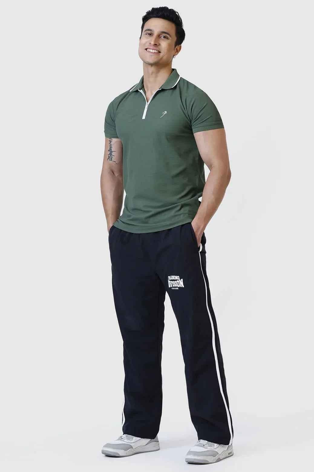 Stride Polo T-shirt Olive