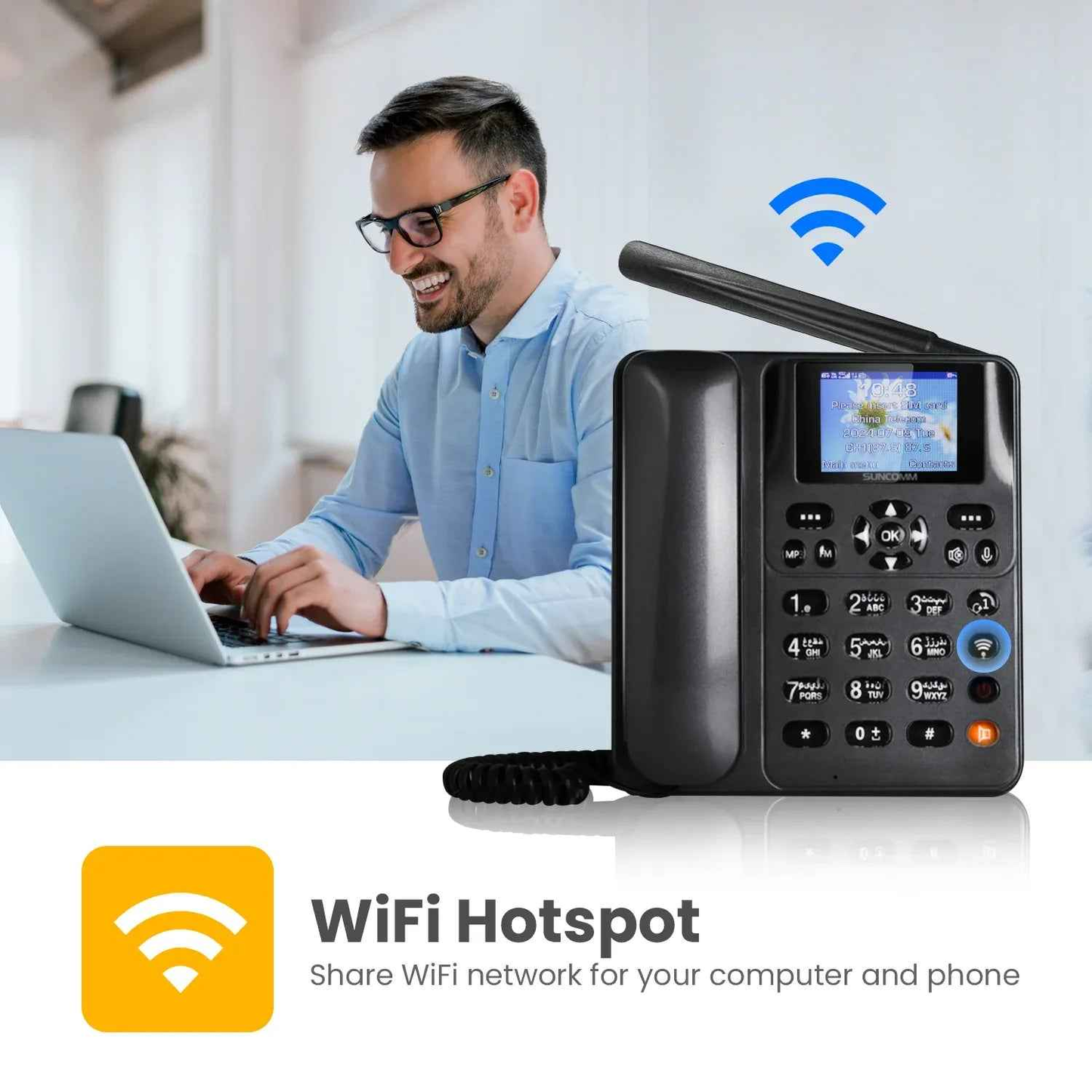 Suncomm 4G Home Telephone (Great for Care Homes)