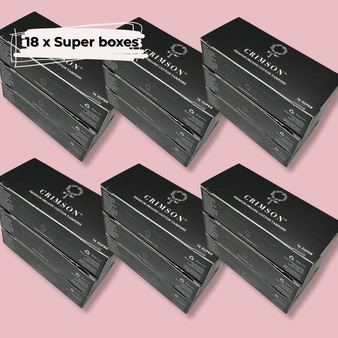 Super Organic Tampons - 18 Box Workplace Pack - ShopHub