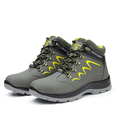 Steel Cap Safety Work Boots Industrial Puncture-Resistant Waterproof Shoes - ShopHub