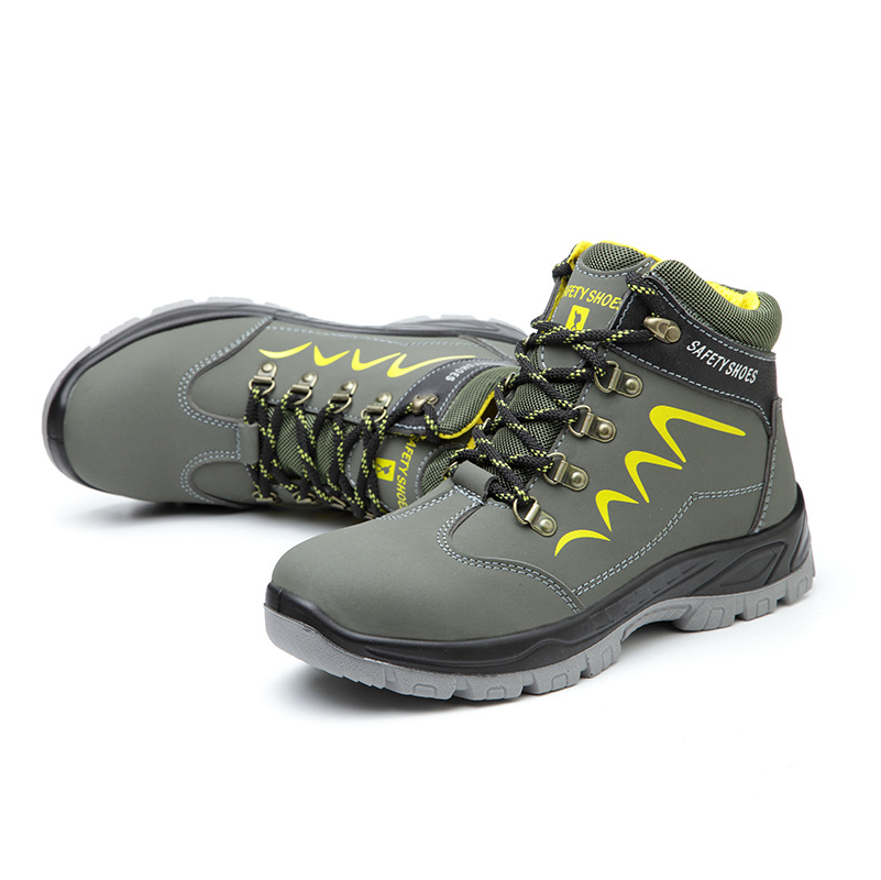 Steel Cap Safety Work Boots Industrial Puncture-Resistant Waterproof Shoes - ShopHub