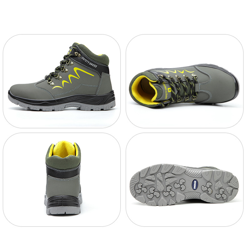 Steel Cap Safety Work Boots Industrial Puncture-Resistant Waterproof Shoes - ShopHub