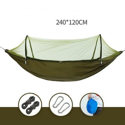 ECOTREK-Portable Automatic Quick-Open Mosquito Hammock with Net ECOTREK