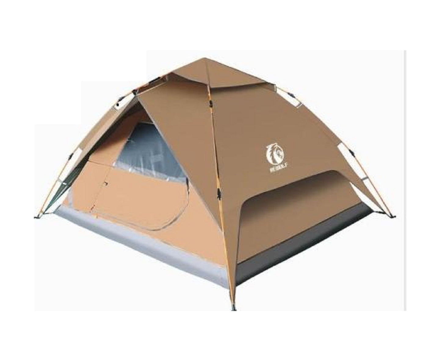 Double Layer Camping Tent Waterproof Pop-up Tent 3-4 Person ECOTREK