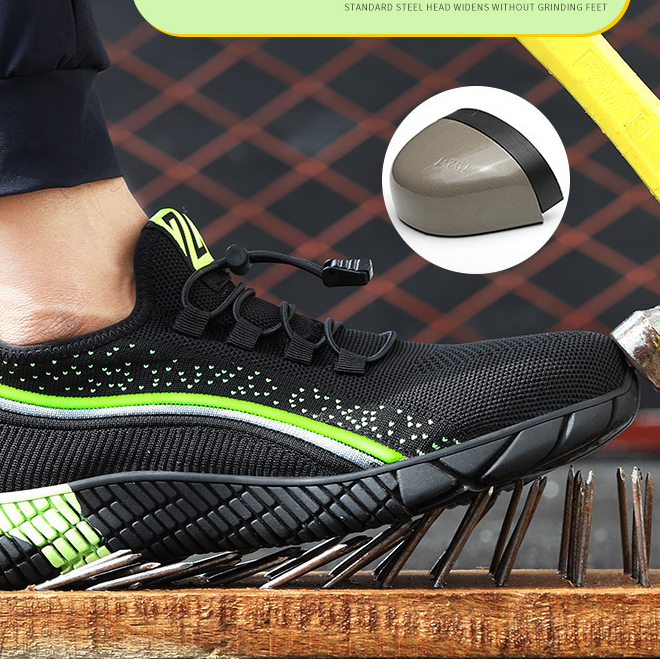 Steel Toe Summer Work Shoes Anti Piercing Lightweight Sneakers Hiking Shoes dealonline.co.nz