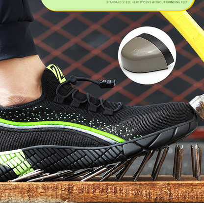 Steel Toe Summer Work Shoes Anti Piercing Lightweight Sneakers Hiking Shoes dealonline.co.nz