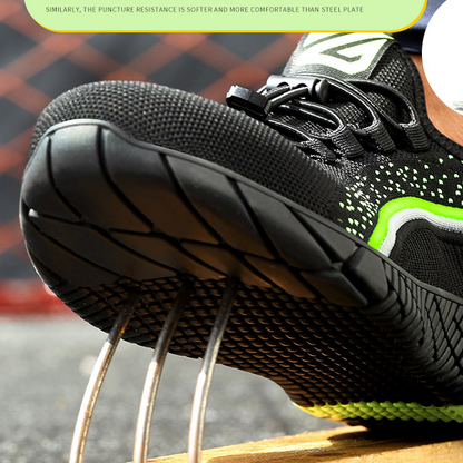 Steel Toe Summer Work Shoes Anti Piercing Lightweight Sneakers Hiking Shoes dealonline.co.nz