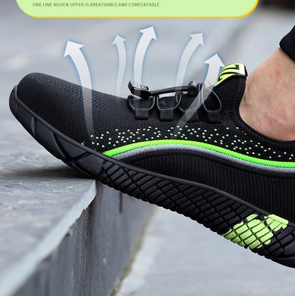 Steel Toe Summer Work Shoes Anti Piercing Lightweight Sneakers Hiking Shoes dealonline.co.nz