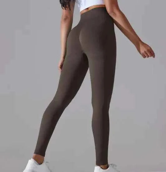 Knitted High Waist Yoga Pants - Soft Stretch Activewear | Women's Athletic Wear