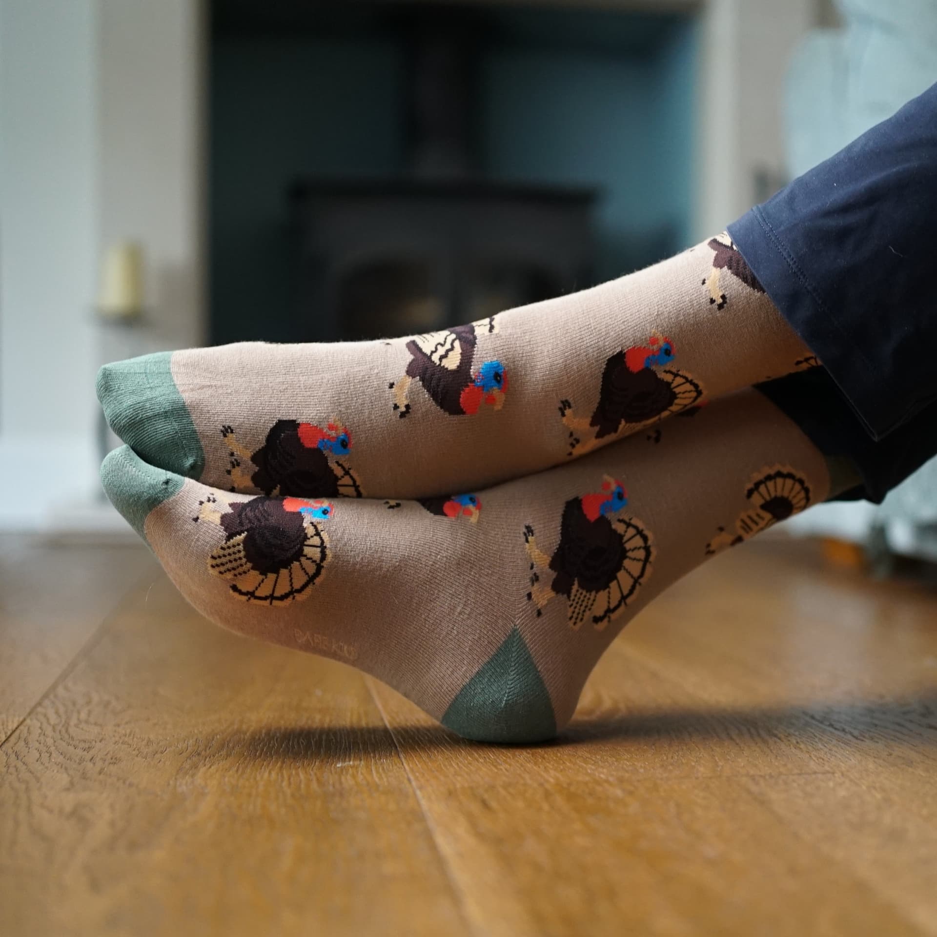 Save the Turkey Bamboo Socks Barekind NZ