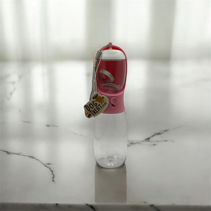 2 in 1 Portable Pet Bowl Bottle With Food Compartment DogTreatNZ
