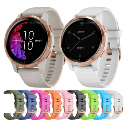 Silicone Replacement Strap for the Garmin Watch Series (available in 10 colours) Habicare