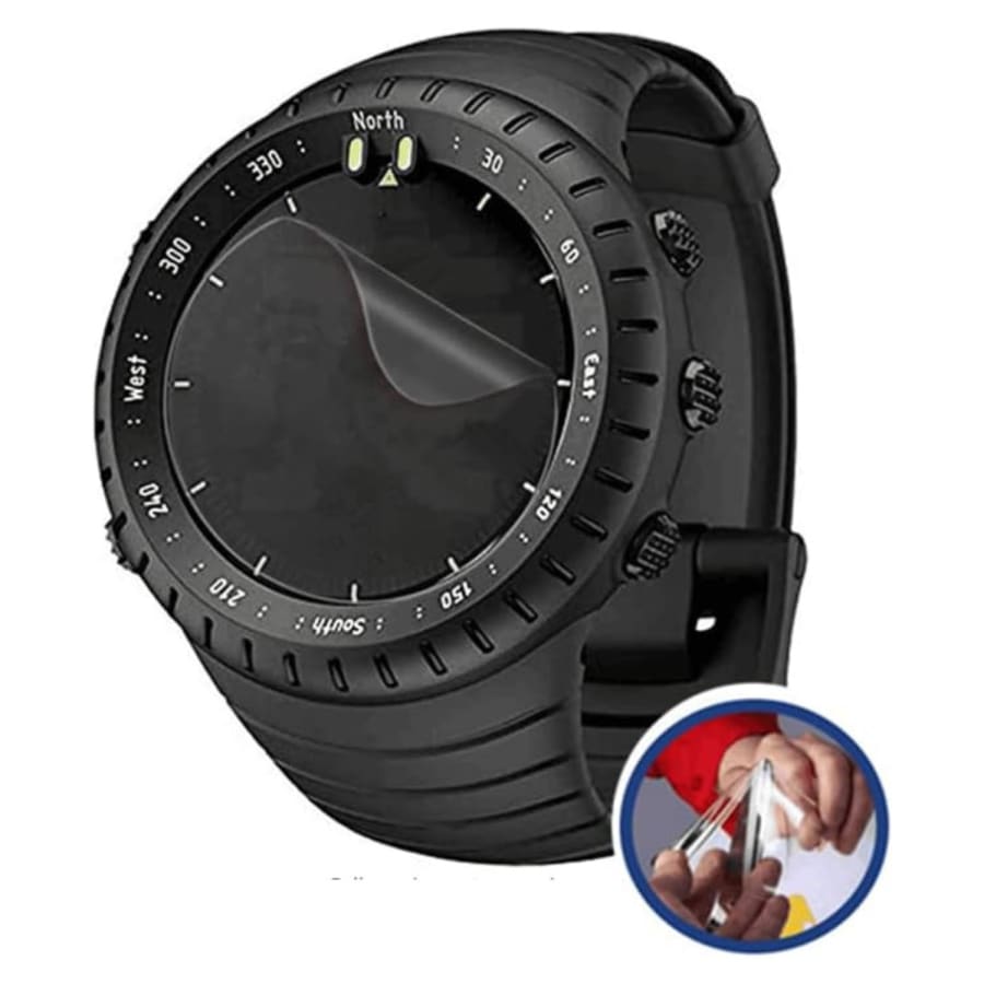 Pack of six Hydrogel screen protectors for Suunto Core watches, designed to protect and preserve the watch face.