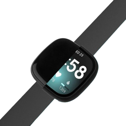 Tempered Glass Case Cover for the Fitbit Versa 3 Habicare