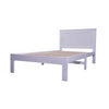 Metro' Solid Pine Bed Frame White Single